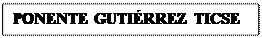 Cuadro de texto: PONENTE GUTIRREZ TICSE

GUTIRREZ TICSE

