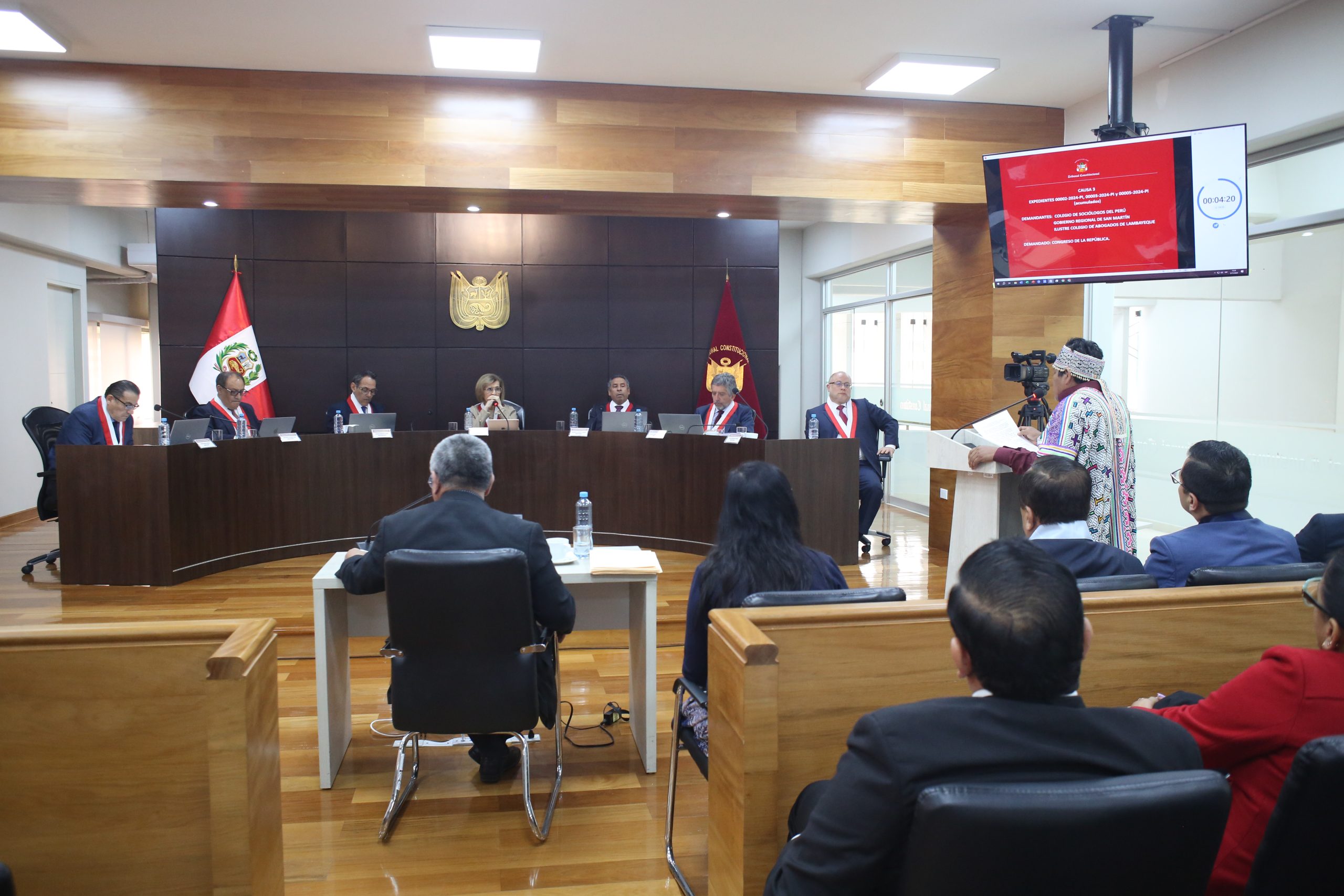 TC SESIONÓ EN AUDIENCIA Y DEJÓ AL VOTO CINCO PROCESOS DE INCONSTITUCIONALIDAD ENTRE ELLOS LOS CASOS DE FORMALIZACIÓN MINERA Y LEY FORESTAL Y DE FAUNA SILVESTRE