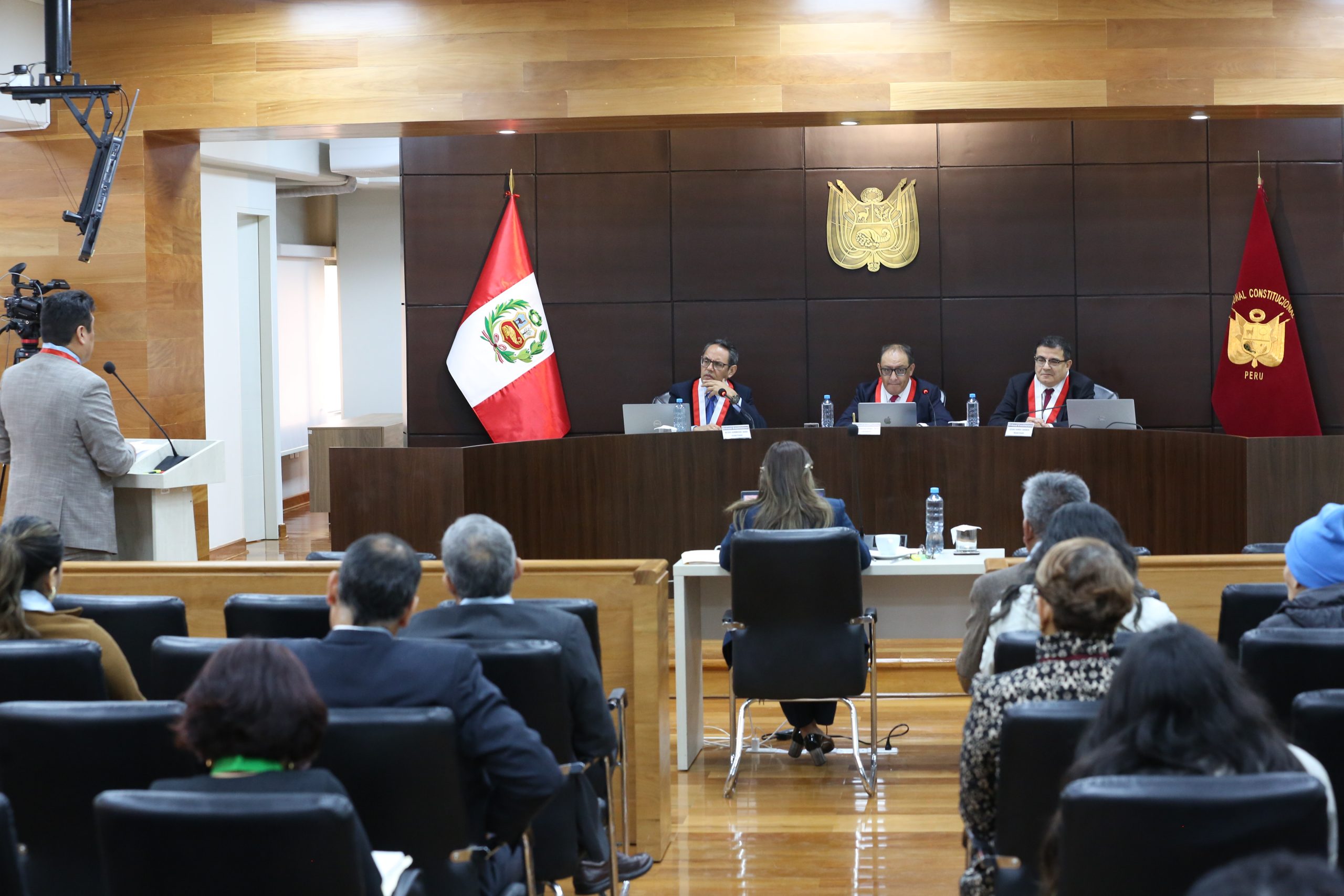 SALA SEGUNDA DEL TC SESIONÓ EN AUDIENCIA PÚBLICA Y TRAS ESCUCHAR LOS INFORMES ORALES DE LOS ABOGADOS DEJÓ AL VOTO 45 CAUSAS